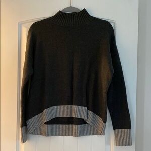 Charcoal Gray Turtleneck Sweater